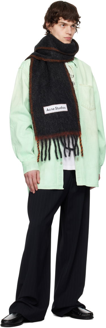 Oblečenie Acne Studios Pink Fringe Scarf Vínová | CA0290-, 2