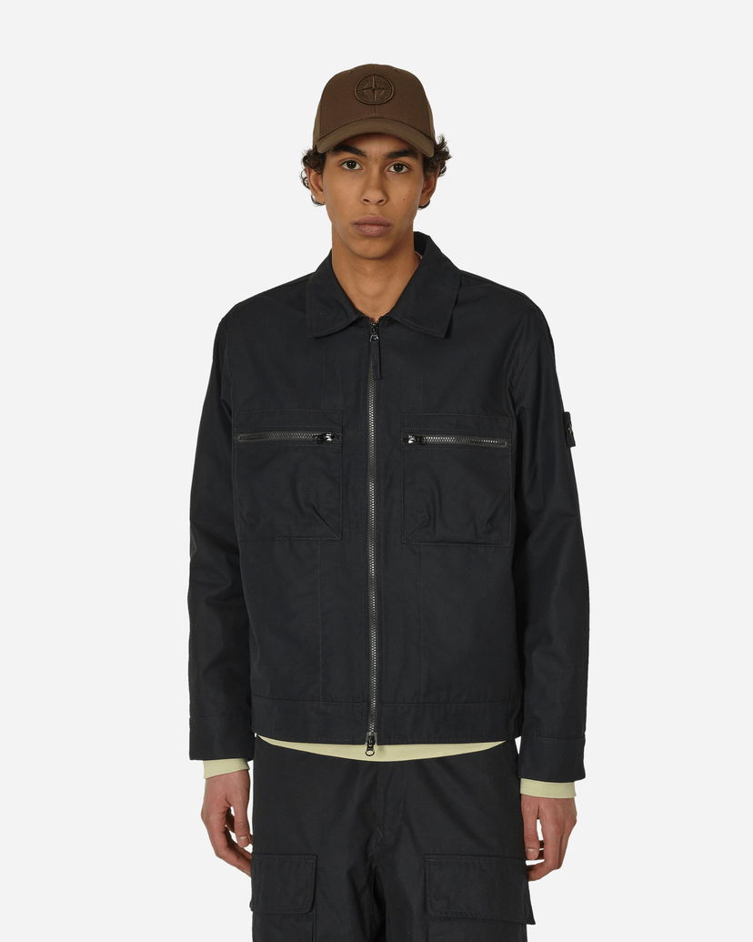 Mikina Stone Island Ghost Piece Overshirt Čierna | 8015432F1 V0029