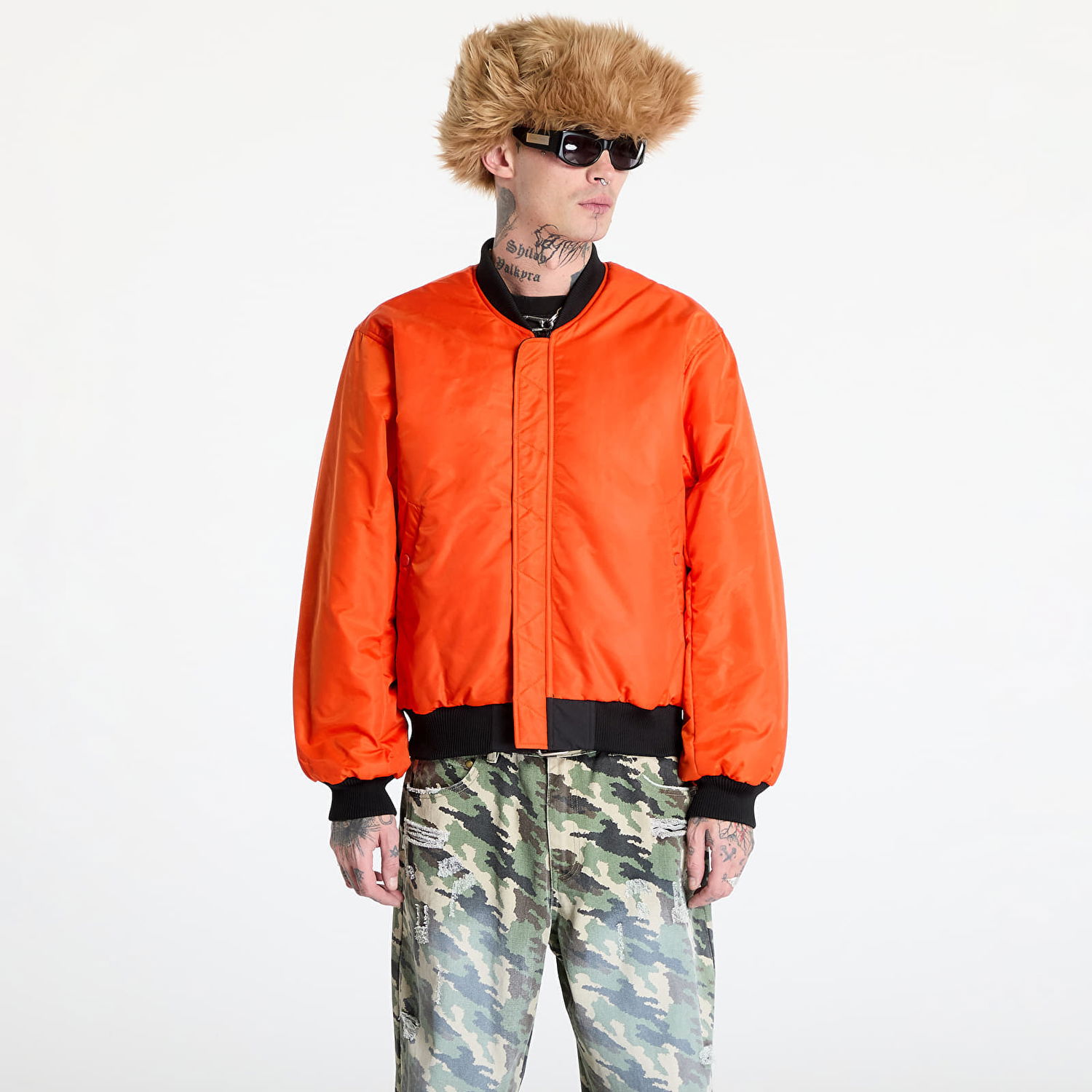 Bomber bunda Footshop PROSTO x Oversized Bomber Jacket Čierna | FTSHP_412, 1