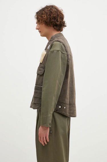 Vesta KENZO Khaki Mutlipocket Vest Hnedá | FE65VE0089GK, 1