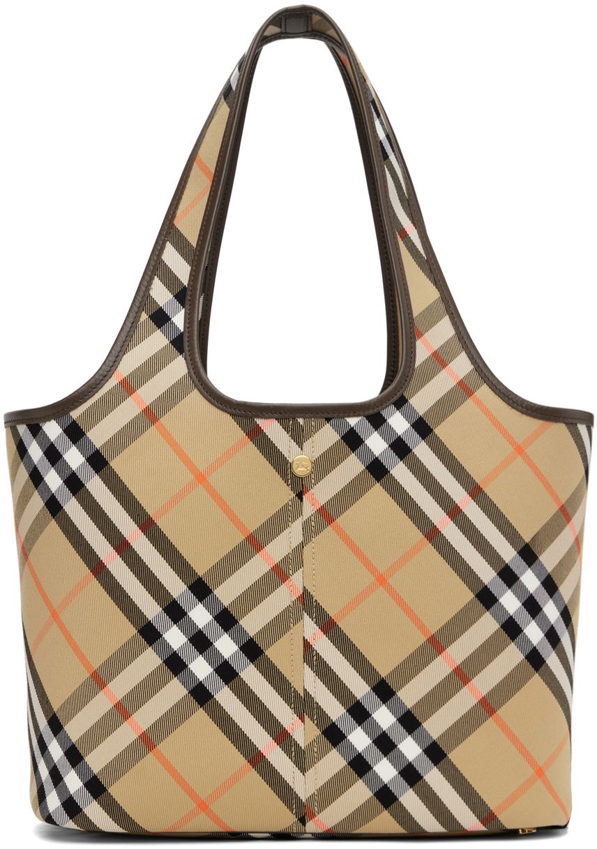 Tote bag Burberry Burberry Small Check Tote Bag Béžová | 8094685, 0