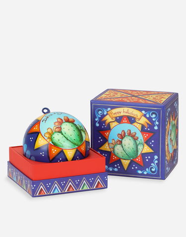 Home decor Dolce & Gabbana Dolce & Gabbana Hand-Painted Fico d'India Decorative Glass Ball Rôznofarebný | TCC204TCAGEUC030, 1