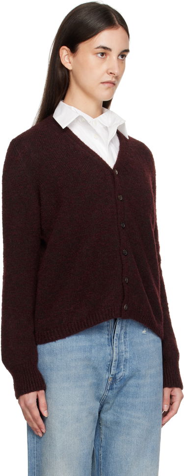 Sveter Maison Margiela Maison Margiela Wool Cardigan Vínová | S51HP0023 M13154, 1