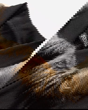 Košeľa Ottolinger Furry Fitted Longsleeve Polo Čierna | 11510471501 BLK, 3