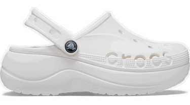 Tenisky a topánky Crocs Baya Platform Clogs Biela | 208186-100, 0