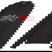 Flames Logo Crew Sweat, Large