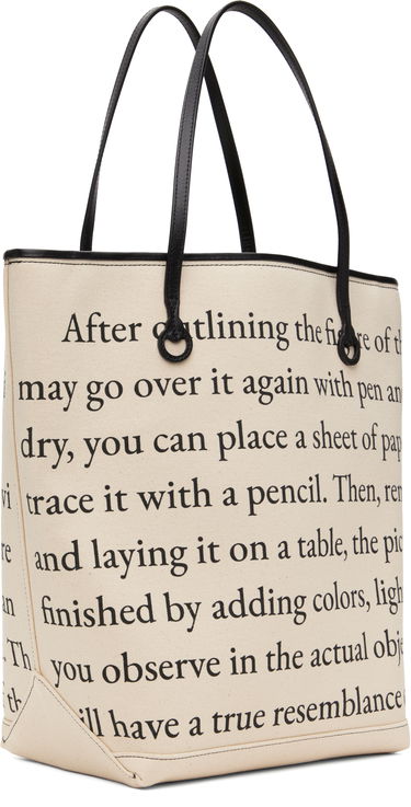 Tote bag JW Anderson JW Anderson Anchor Tall Tote Bag Béžová | HB0734-FA0455, 2