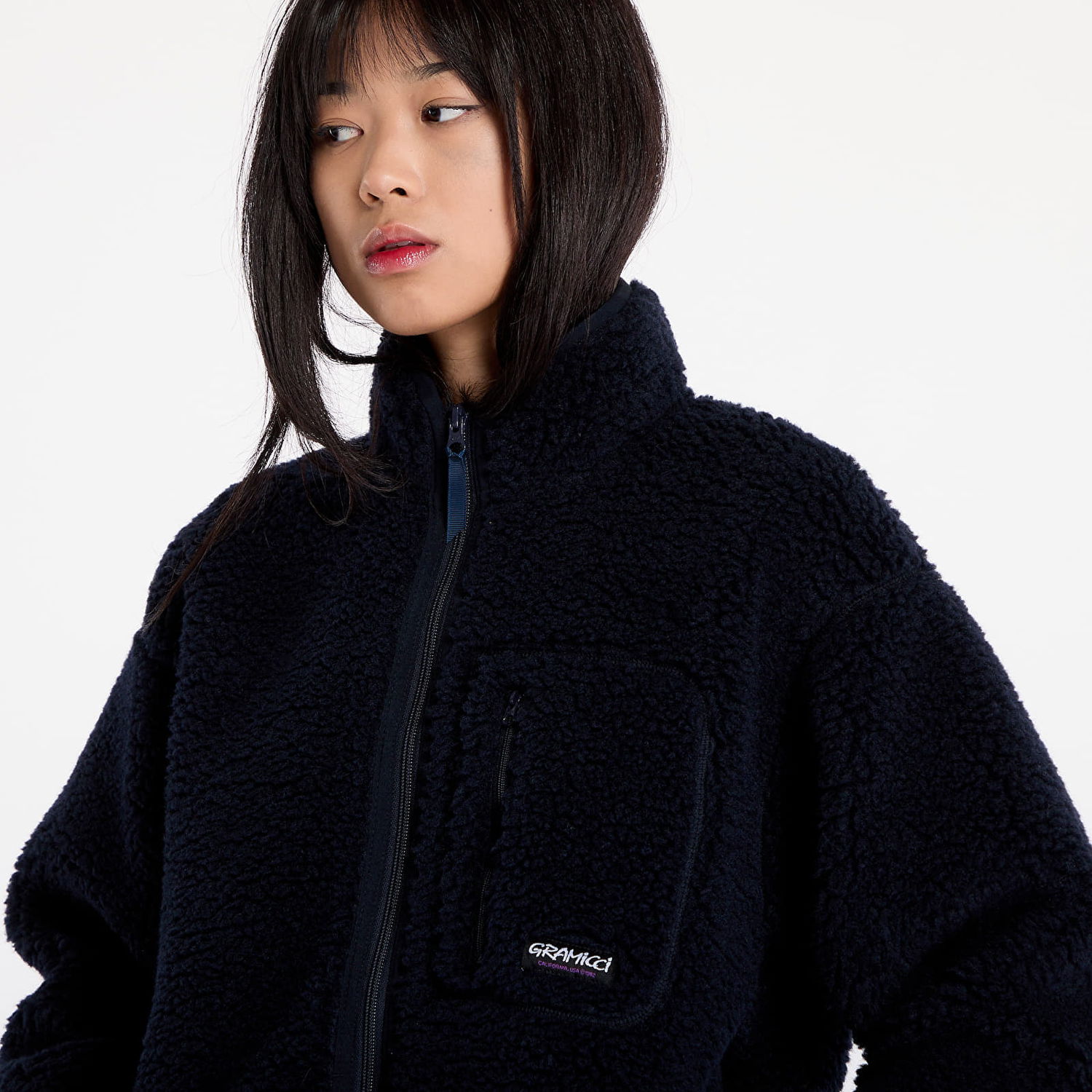 Bunda GRAMICCI Jacket Sherpa UNISEX Jacket Navy M Čierna | G4FU-J020 NAVY, 1