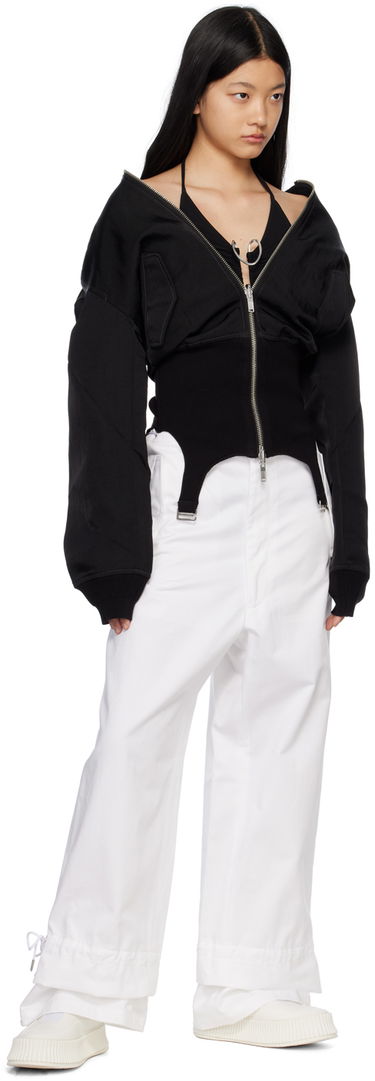 Cargo nohavice Dion Lee Dion Lee Eyelet Tie Trousers Biela | A2273R22, 3