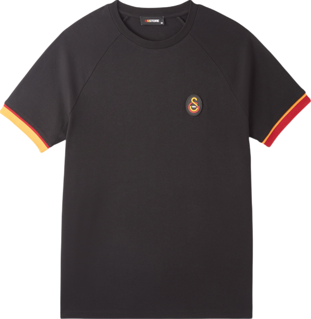 Tričko Puma Galatasaray Raglan T-Shirt with Striped Cuffs Čierna | e251087-010, 0