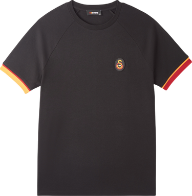 Tričko Puma Galatasaray Raglan T-Shirt with Striped Cuffs Čierna | e251087-010, 0