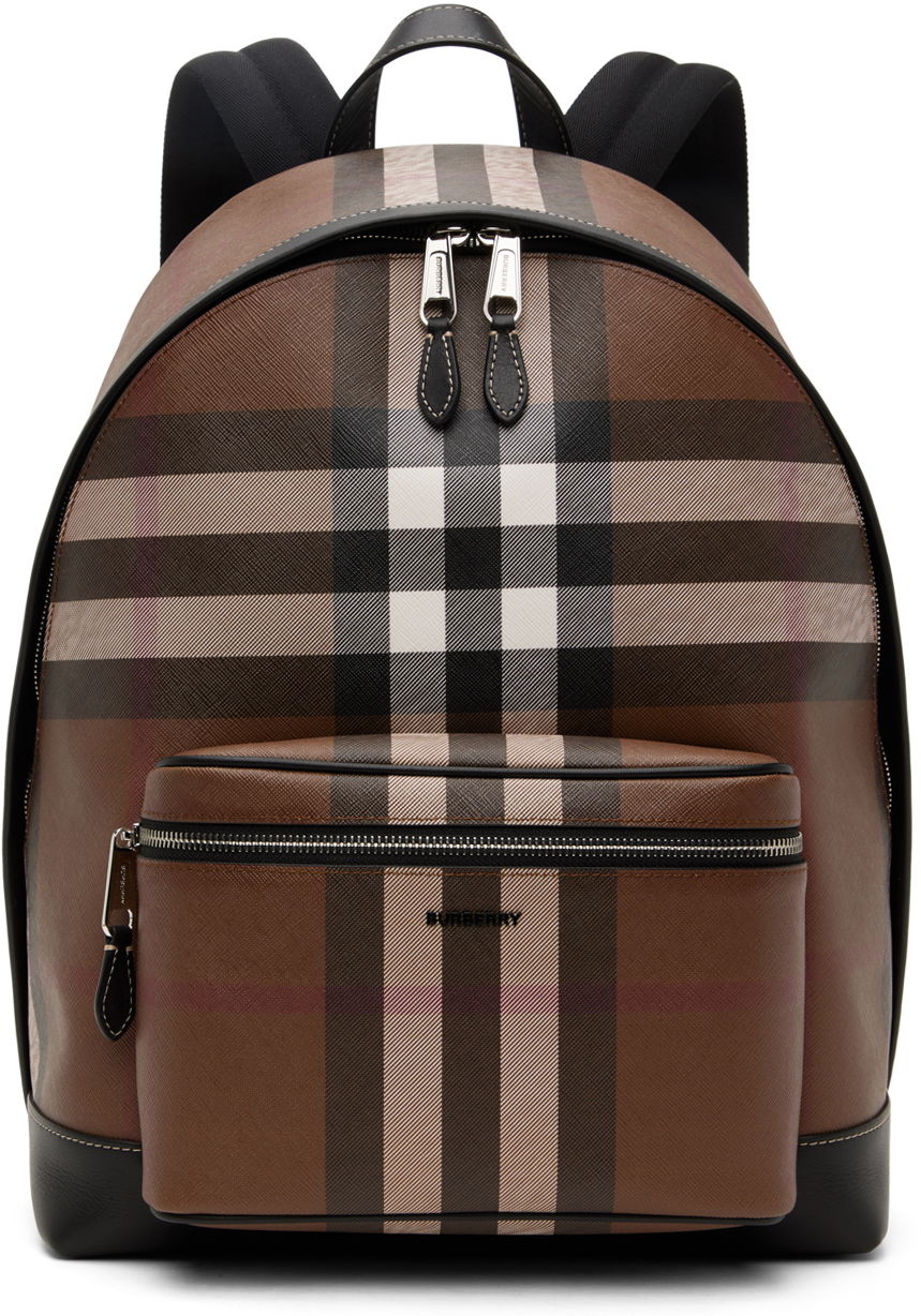 Batoh Burberry Check Hnedá | 8051414, 0