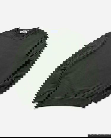 Mikina Stone Island Sleeve Pockets Crewneck Sweatshirt Zelené | K2S15-6100008-S0A20 V005E, 1