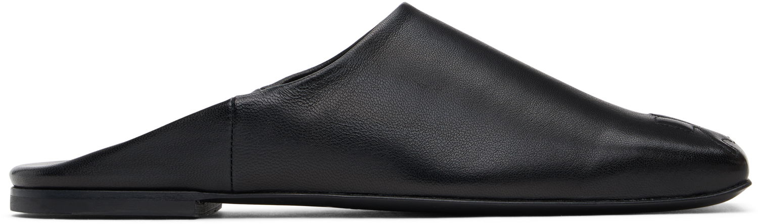 Tenisky a topánky Courrèges Courrèges Heritage Leather Mules Čierna | 125SCS108AG0030, 0