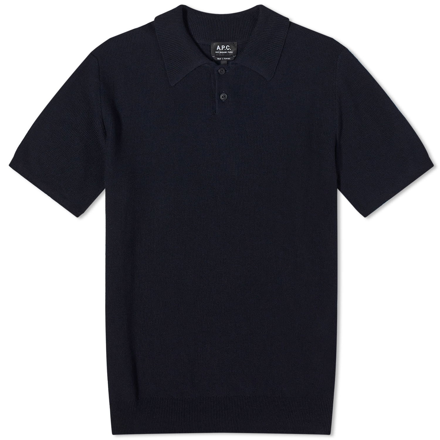Polo tričko A.P.C. Jay Knit Polo Tee Navy | VIAJC-H23315-IAK, 0