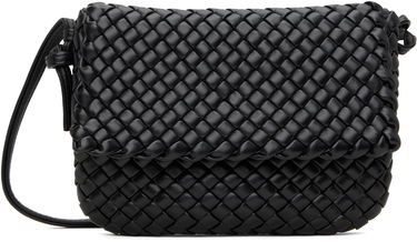 Taška cez rameno Bottega Veneta Bottega Veneta Cobble Intrecciato Messenger Bag Čierna | 804457-V01D1-8425, 0