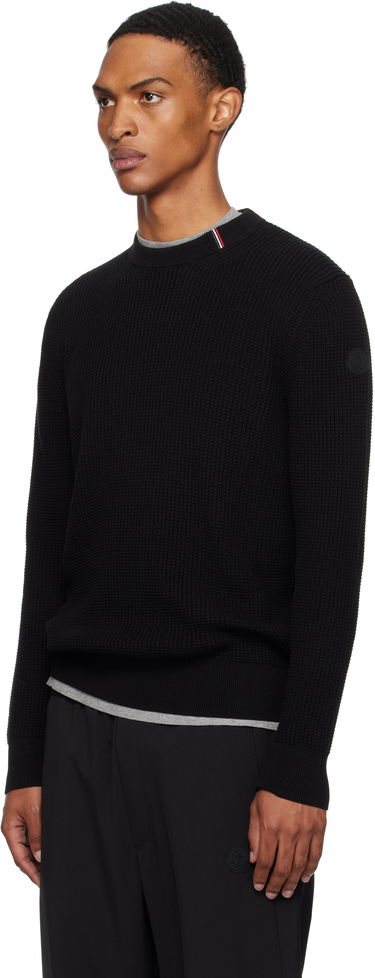Sveter Moncler Moncler Crew Neck Sweater Čierna | K20919C00011M1367, 3