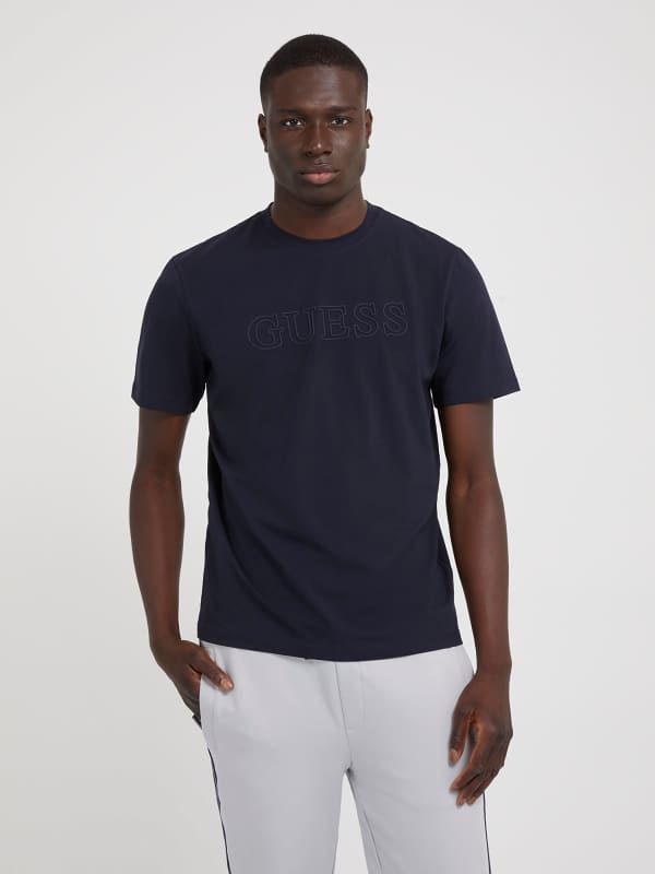 Tričko GUESS Front Logo T-Shirt Navy | Z2YI11J1314, 0