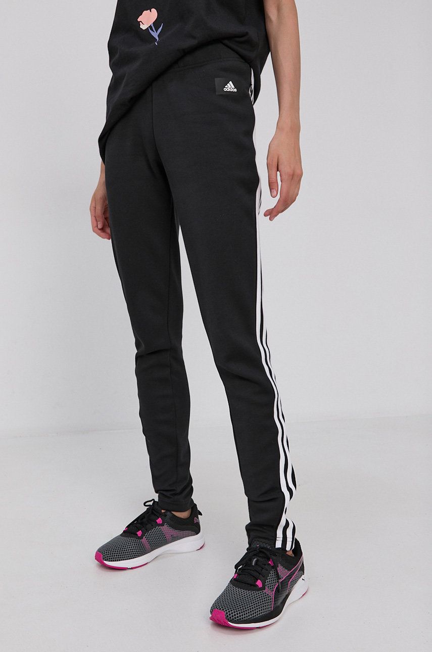 Tepláky adidas Performance Future Icons 3-Stripes Skinny Pants Čierna | GU9689, 0