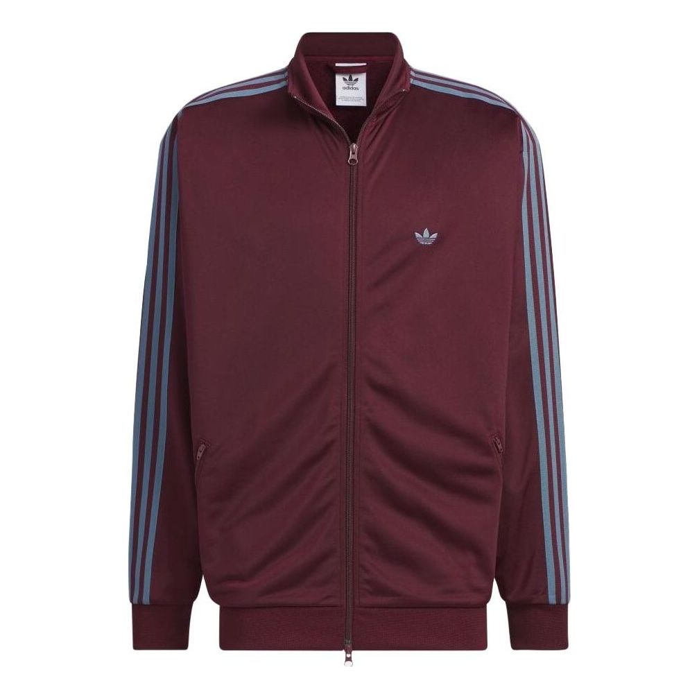 Bomber bunda adidas Originals Originals Beckenbauer Track Jacket Vínová | IN1000, 0
