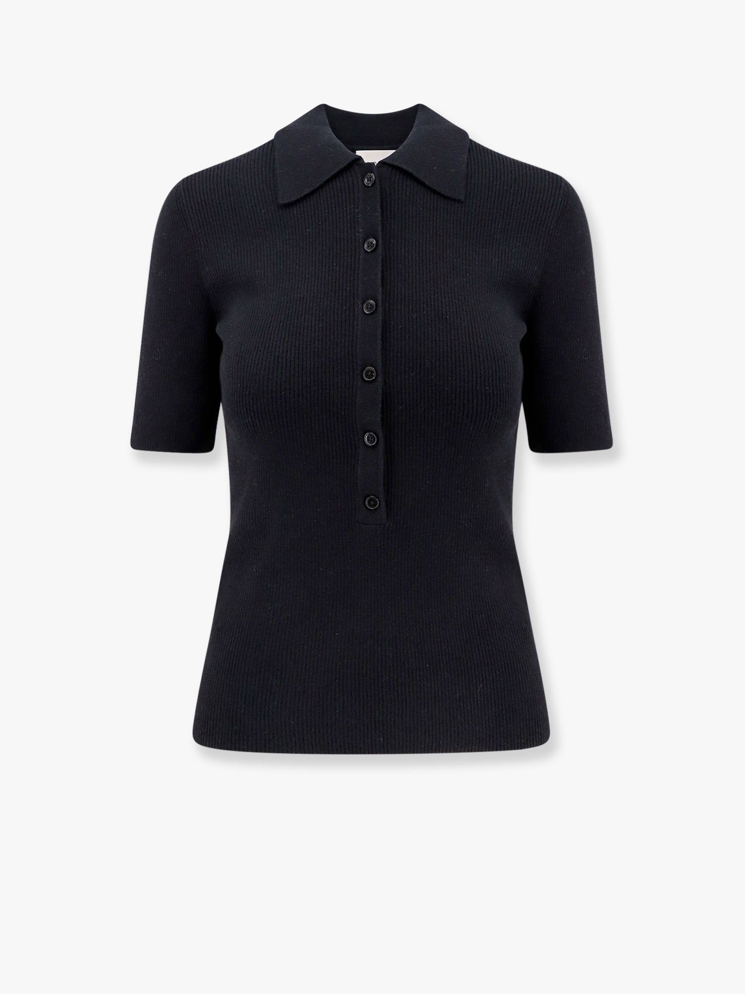 Sveter CLOSED Closed Women's Knit Polo Shirt Navy | C9674491M22100, 0