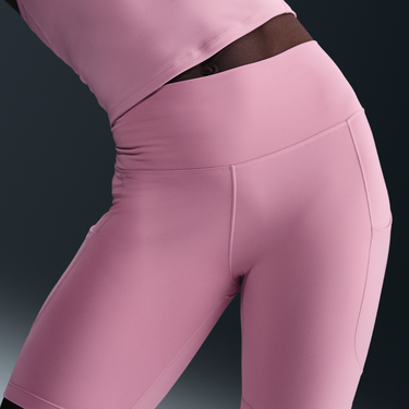 Šortky Nike Nike One High 8in Biker Shorts Ružová | fz6758-699, 3