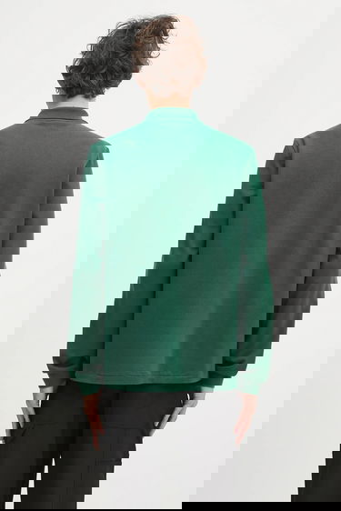 Polo tričko Lacoste Cotton Long-Sleeve Polo Zelené | L1312.032, 2