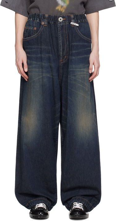 Džínsy Maison MIHARA YASUHIRO MIHARA YASUHIRO Wide Leg Denim Jeans Modrá | J14PT123, 0