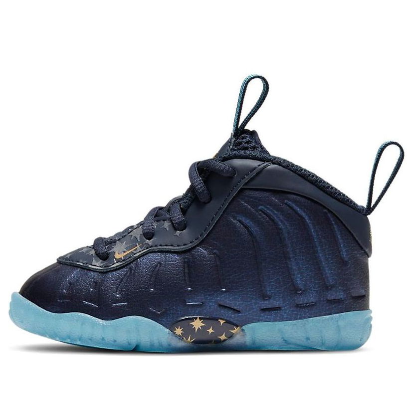 Tenisky a topánky Nike Little Posite One 'Gold Stars' Navy | CZ6549-400