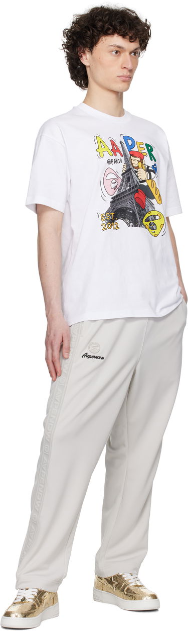 Tričko AAPE by A Bathing Ape AAPE by A Bathing Ape 'AAPER' Graphic T-Shirt Biela | AAPTEM1613XXNWHX, 3