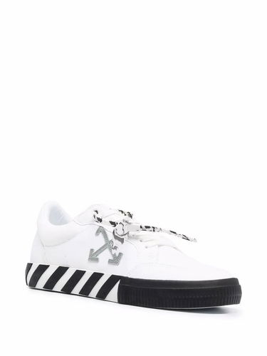 Tenisky a topánky Off-White Off-White Low Vulcanized Canvas "White Black Grey" Biela | OMIA085F21FAB0010155, 1