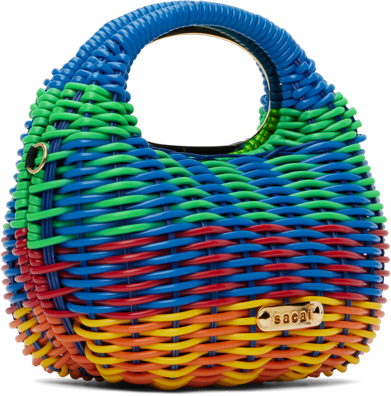 Kabelka sacai Sacai Woven Rainbow Round Bag Rôznofarebný | S150-01, 1
