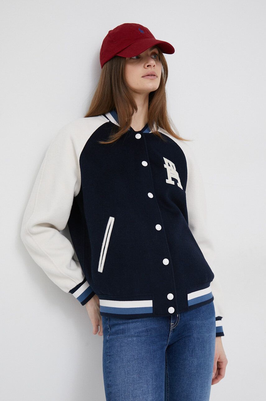 Bomber bunda Tommy Hilfiger Logo Varsity Jacket Rôznofarebný | WW0WW38112.PPYX, 0