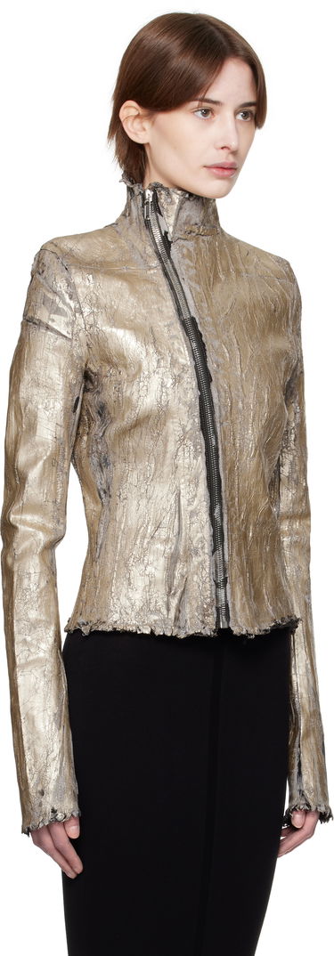 Bunda Rick Owens Rick Owens Hollywood Gary Denim Jacket Metalická | RP01E7701 SGMC, 1