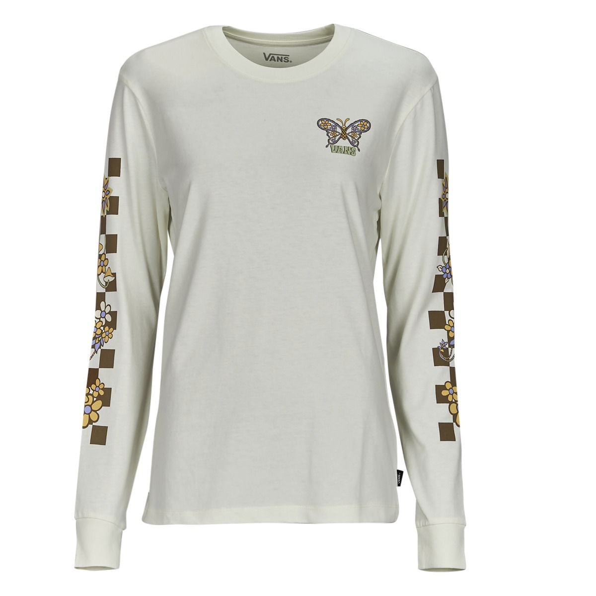 Tričko Vans Trippy Floral T-Shirt Biela | VN000ADEFS8, 0