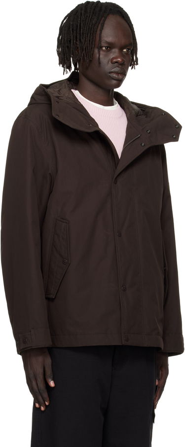 Parka Stone Island Stone Island Weatherproof Cotton Canvas Short Parka Hnedá | K2S15 4100105 S00F1, 1
