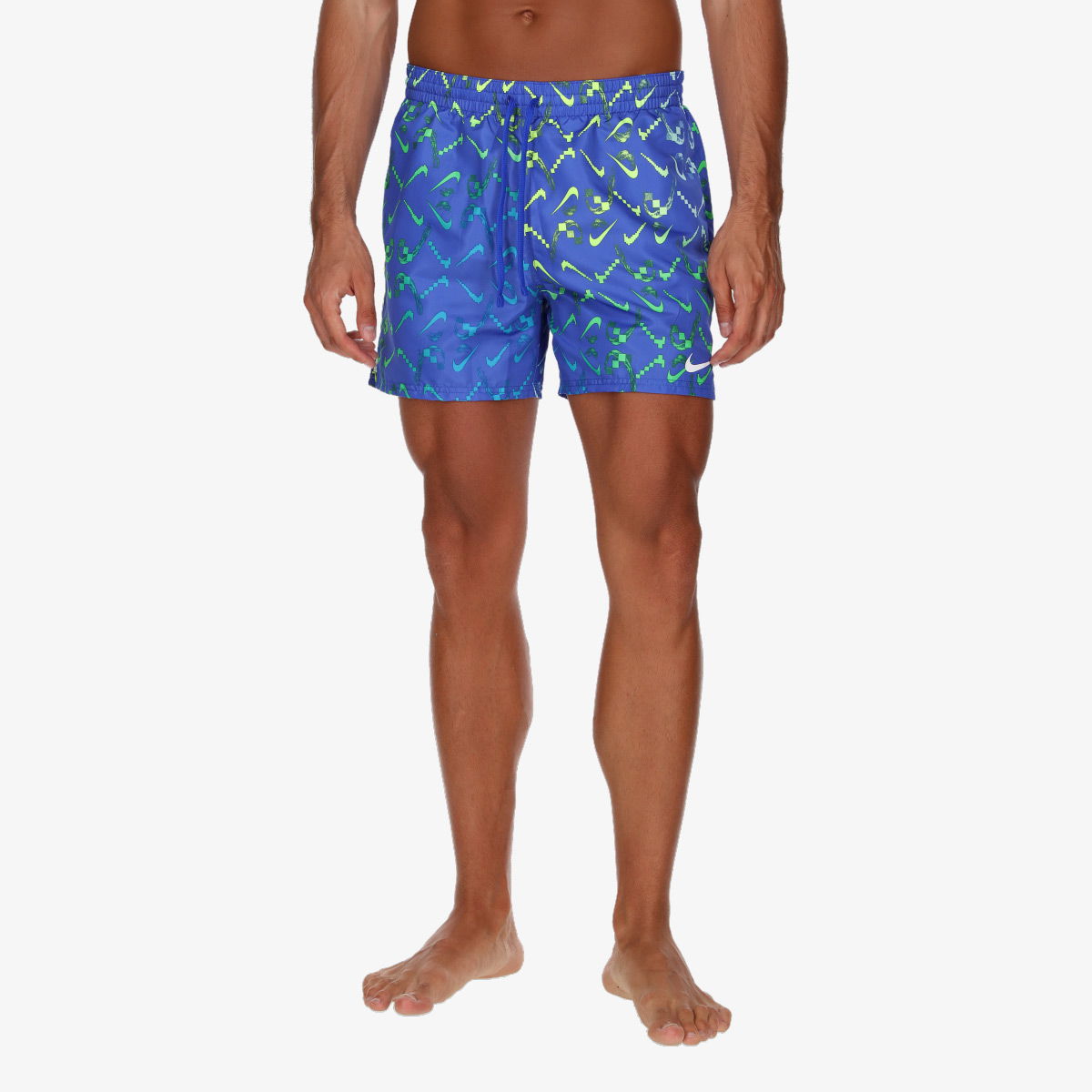 Plavky Nike Printed Volley Shorts Modrá | NESSD517-418, 0