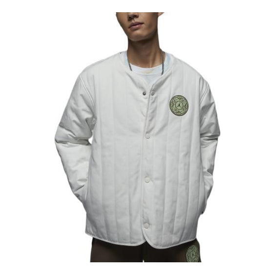 Prešívaná bunda Jordan Jordan Padded Buttoned Jacket Biela | FB1449-108, 0