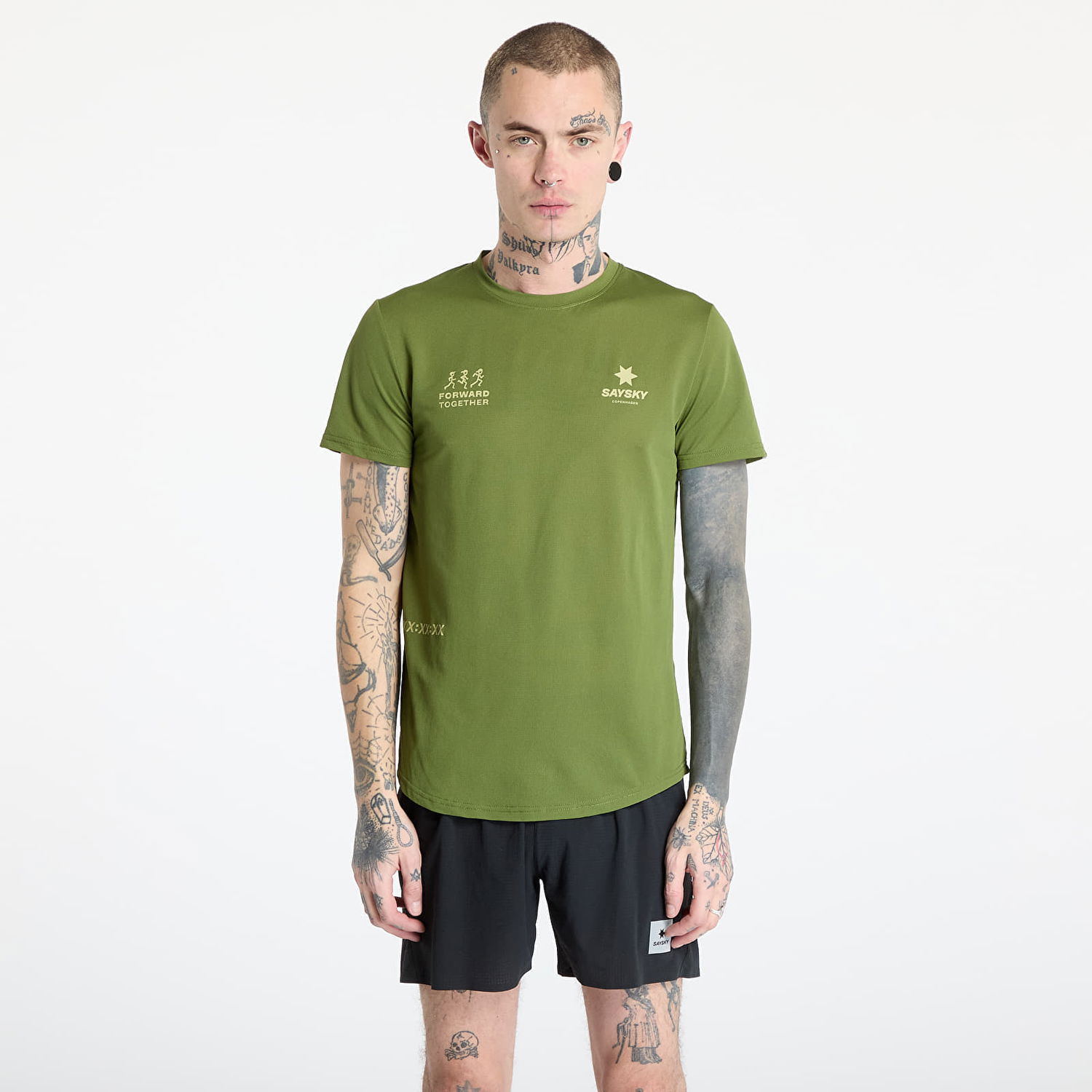 Tričko Saysky SAYSKY Statement Combat T-Shirt Zelené | NMRSS31C313, 0