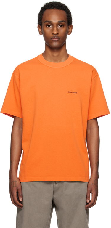 Tričko Stone Island Bonded T-Shirt Oranžová | 801522379, 0