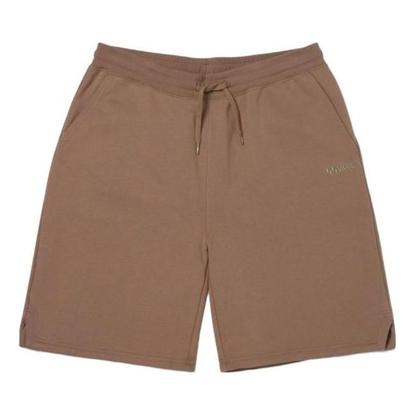 Šortky Vans Logo Sweatshorts Hnedá | VN000FRNCGM