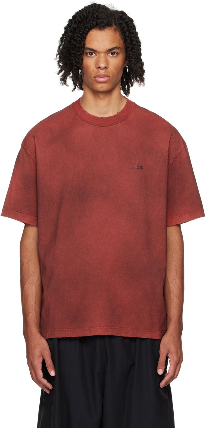 Tričko 032C Red 'Icarus With No Sun' T-Shirt Červená | F24-URC-0112-650, 0