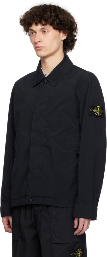 Vetrovka Stone Island Stone Island Light Compact Touch Poly-TC Jacket Čierna | K1S15 4100025 S0042, 3