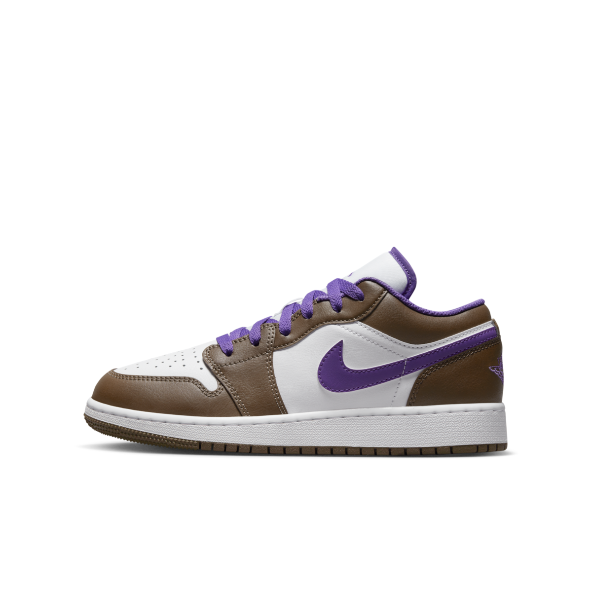 Tenisky a topánky Jordan Air Jordan 1 Low "Purple Mocha" GS Fialová | 553560-215, 0