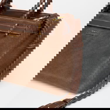 Tote bag Tommy Hilfiger American Icon Le Legacy Mini Tote Suede Hnedá | AW0AW18202 GV0, 3