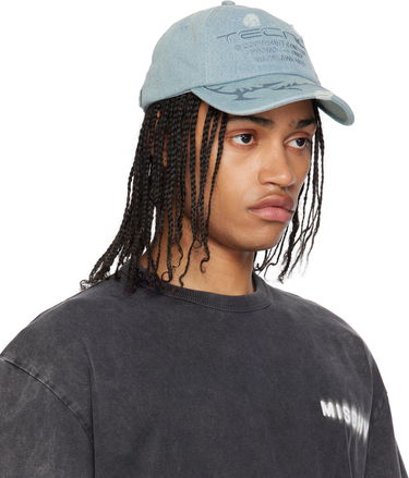 Šiltovka MISBHV MISBHV 'Tecno' Distressed Denim Baseball Cap Modrá | 250A502, 1