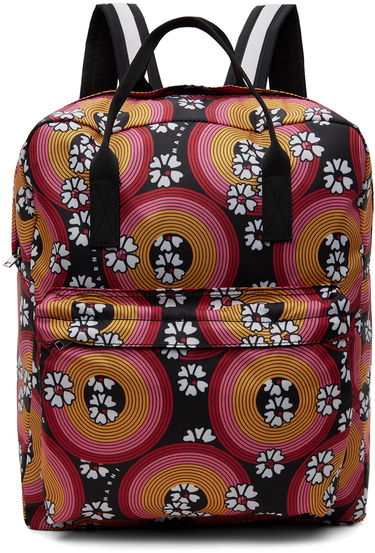 Batoh Marni Marni Kids Allover 70s Circles Backpack Čierna | M00965, 0