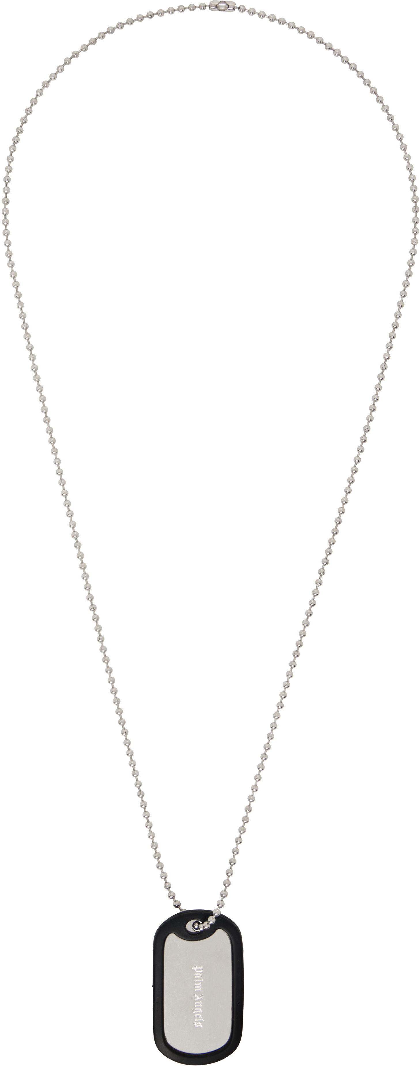 Náhrdelník Palm Angels Plate Necklace Metalická | PMOB120F24MAT0017272, 0