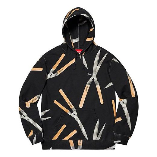 Mikina Supreme Supreme SS19 Shears Print Hoodie Čierna | SUP-SS19-160, 0