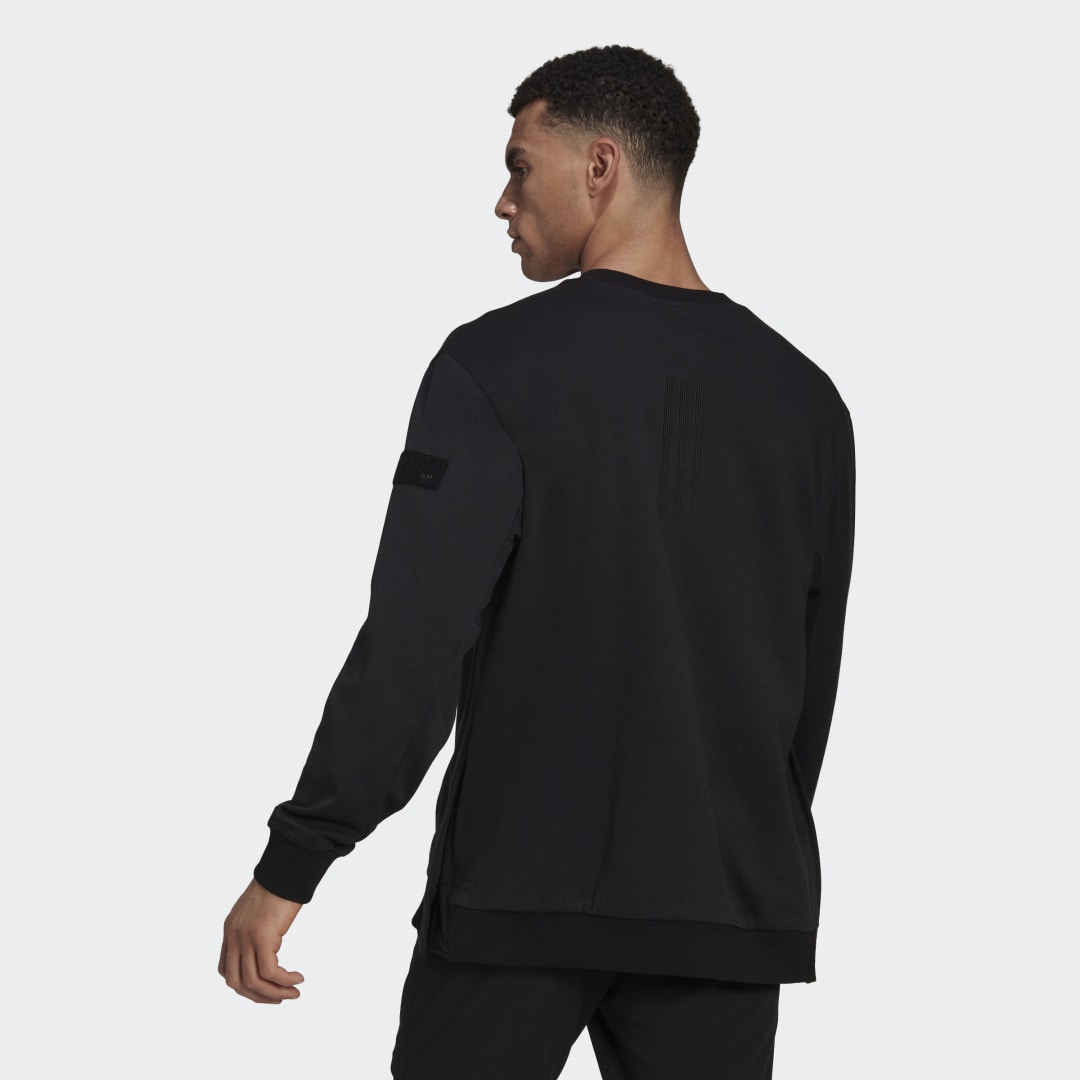 Sveter adidas Performance Parley Sweatshirt Čierna | HH8114, 1